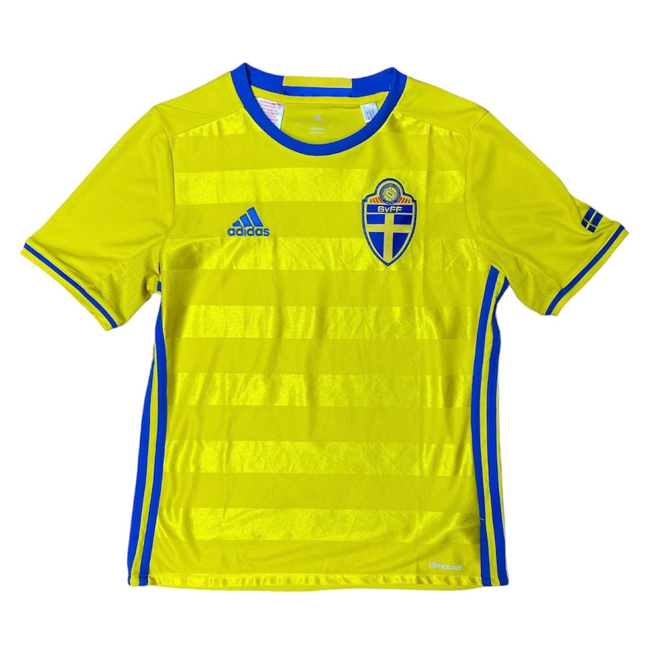 Adidas Sweden 2016 Home Jersey (Youth)