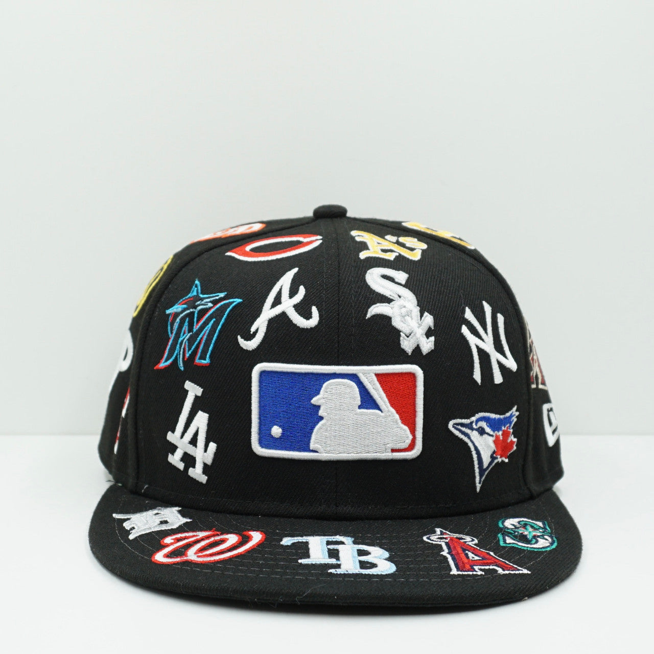 New Era MLB Team Logos Fitted Cap