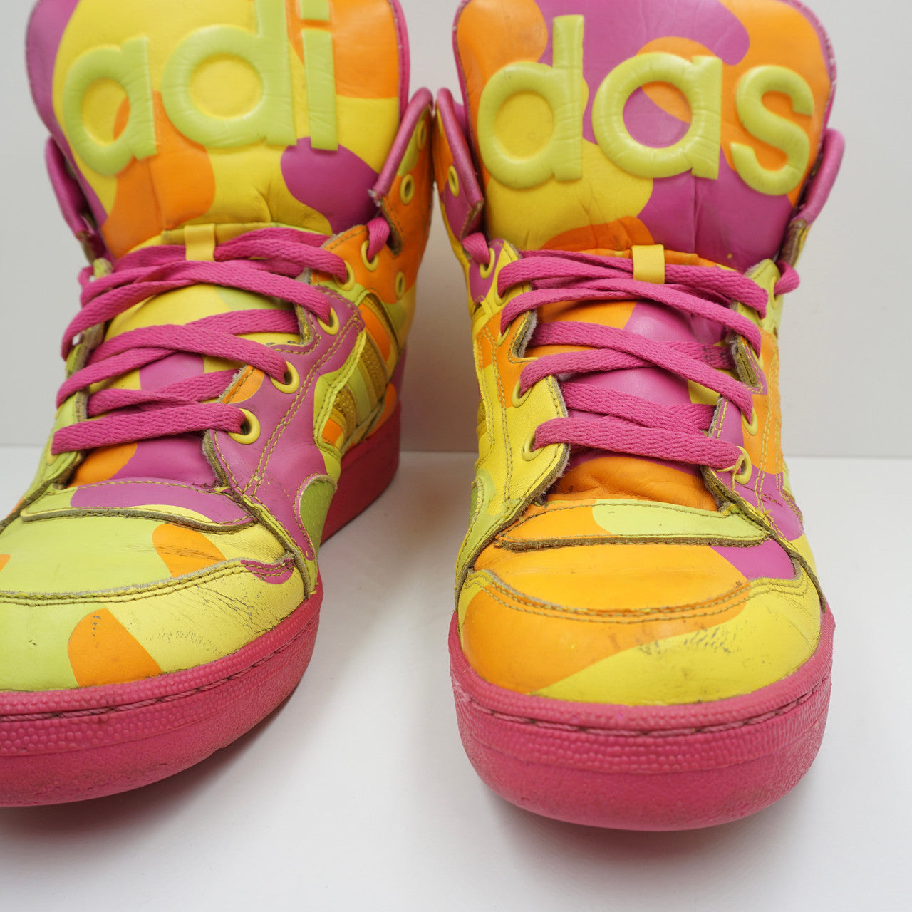 Adidas Jeremy Scott X Instinct Hi Neon Camo