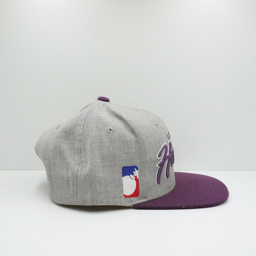 The Hundreds LA Grey Purple Snapback Cap
