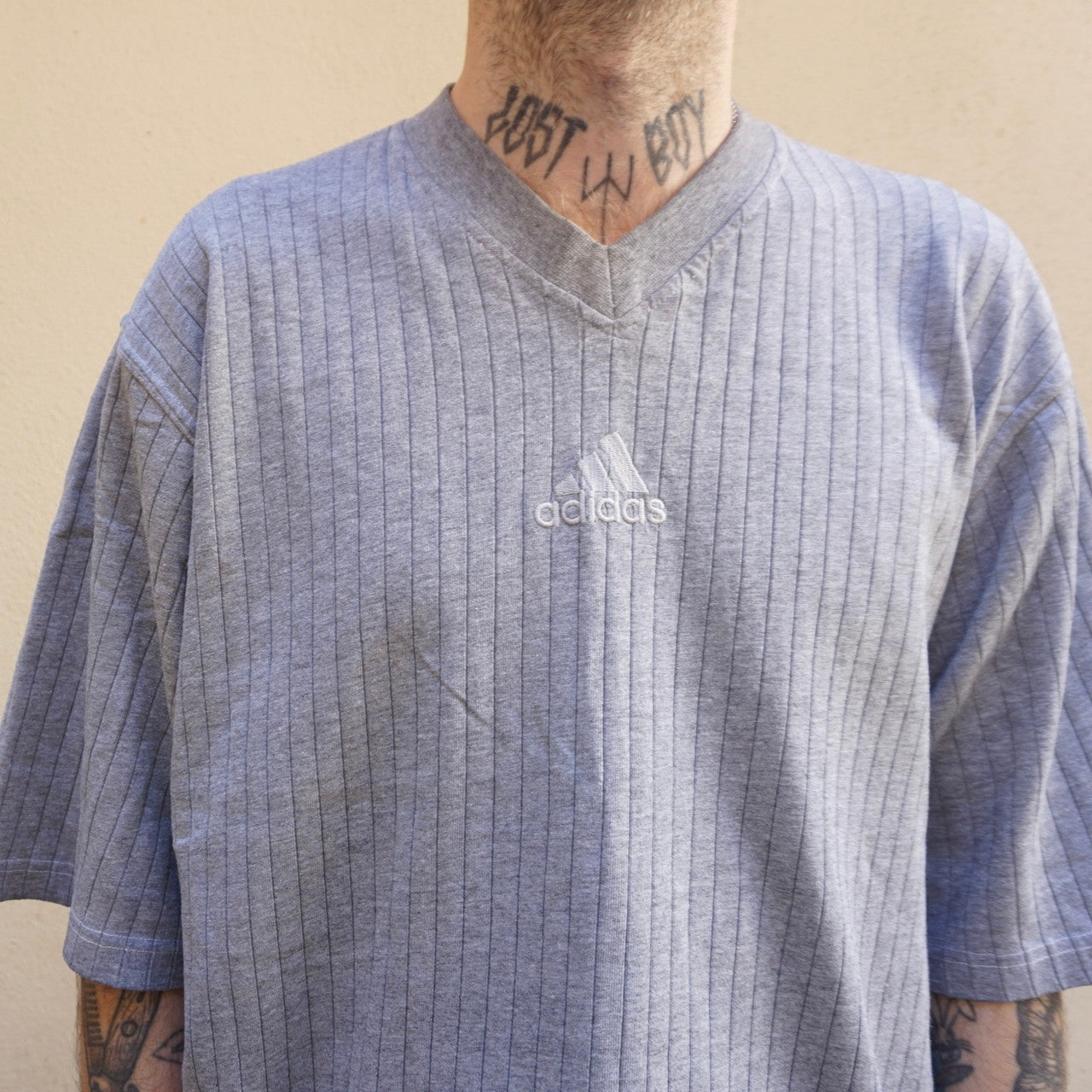 Vintage Adidas Vneck Tshirt