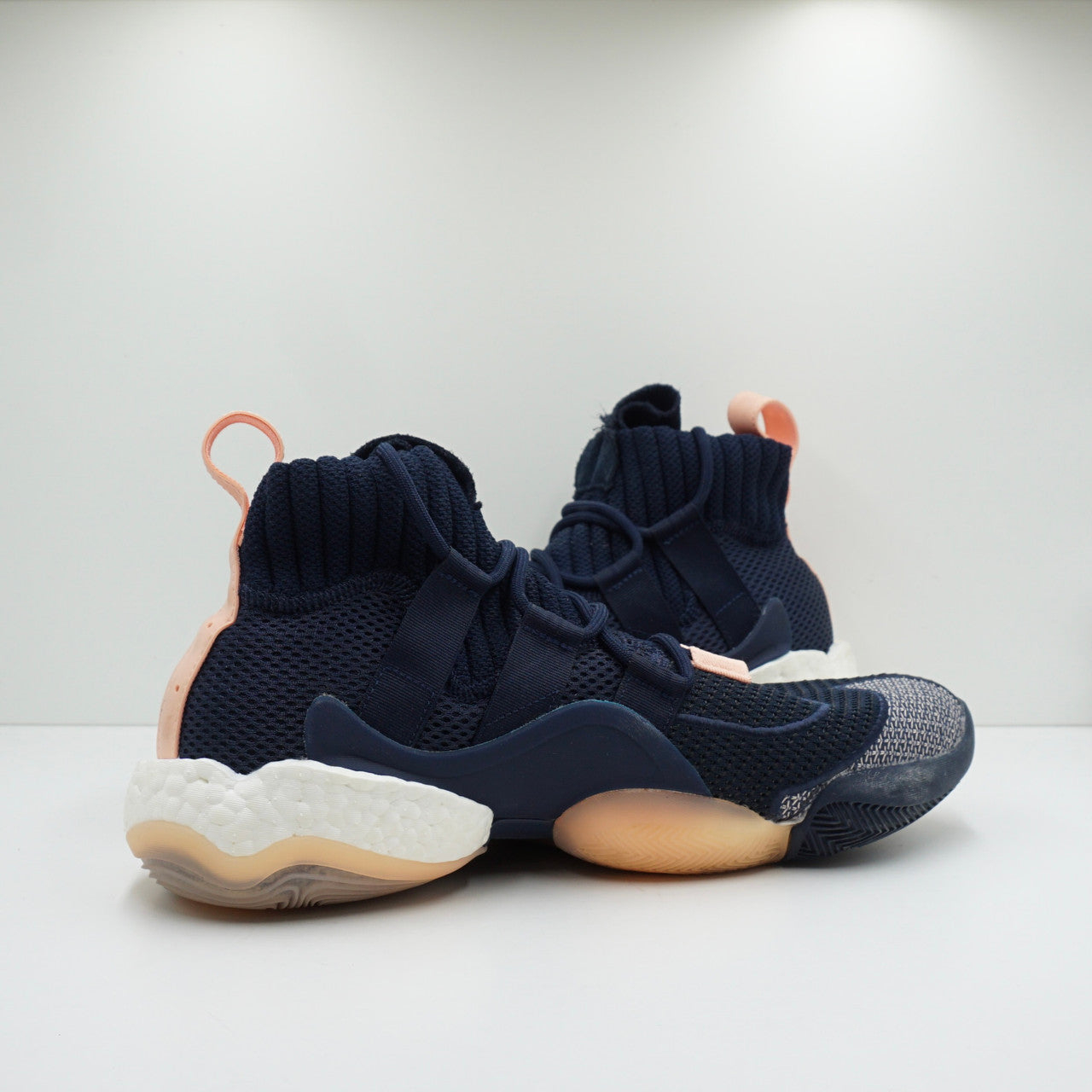 Adidas crazy byw x cheap collegiate navy clear orange