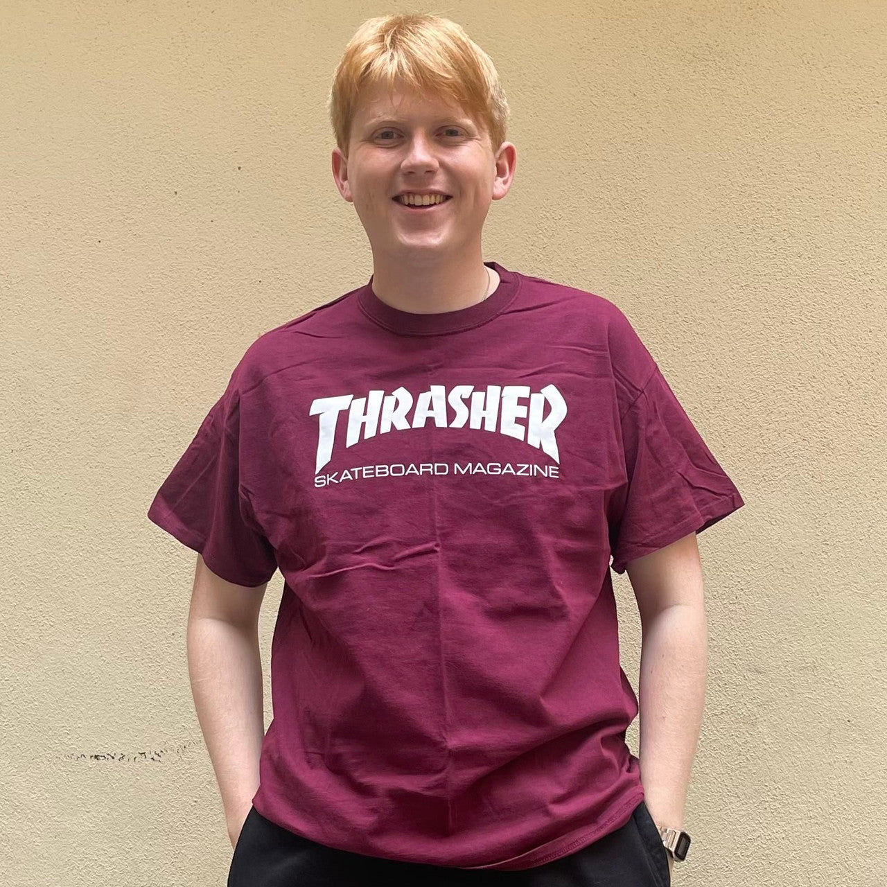 Thrasher Burgundy Tshirt