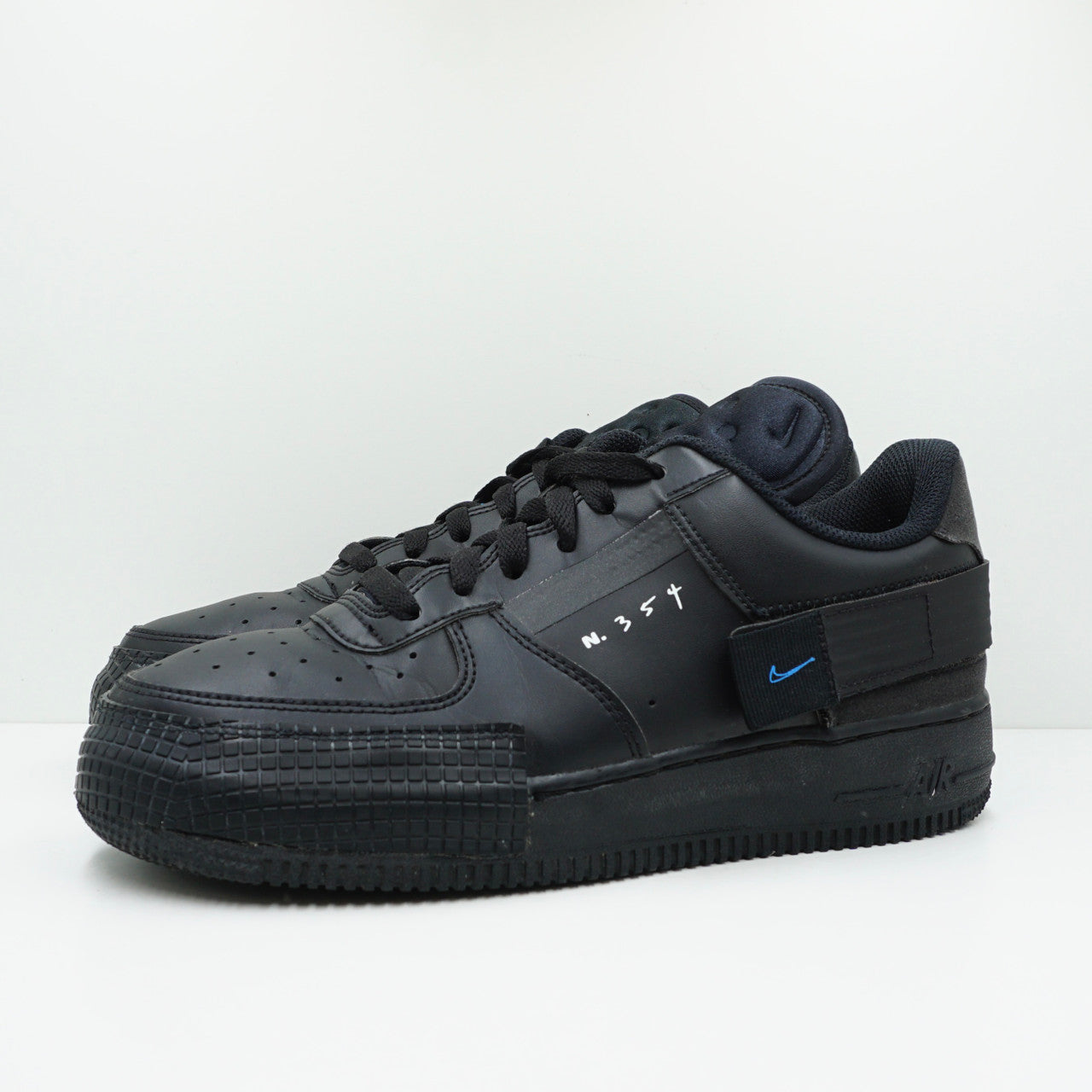Nike Air Force 1 Low Type Black Photo Blue (GS)