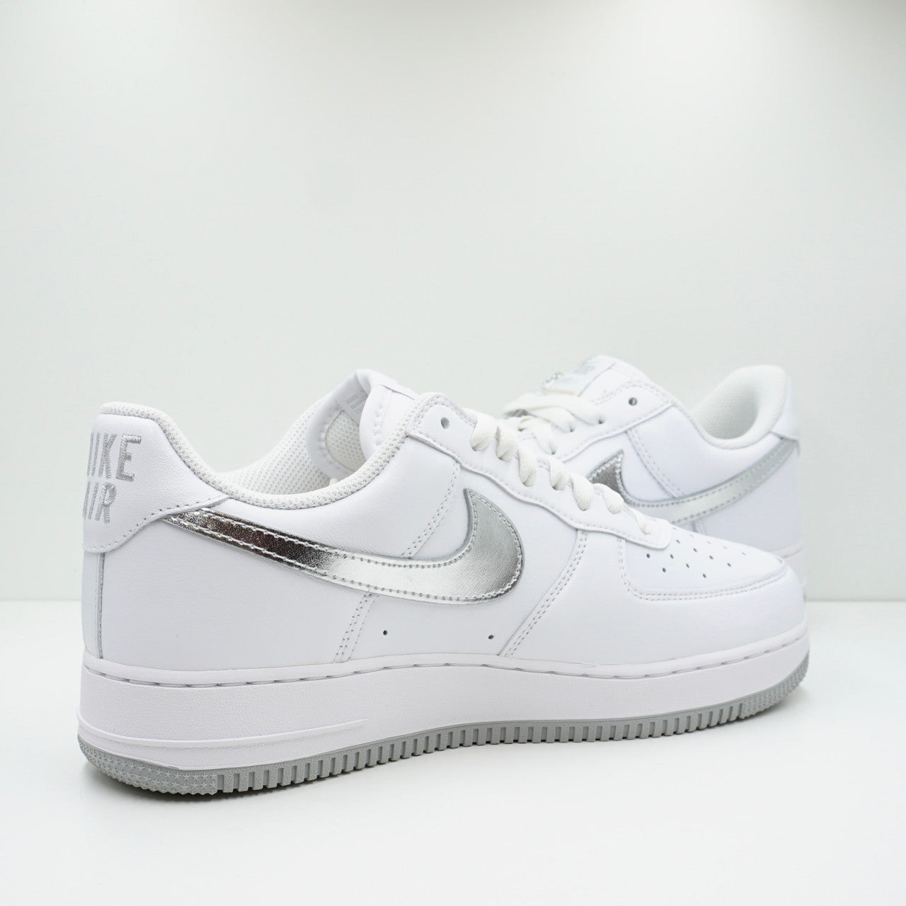 Nike Air Force 1 '07 Low Color Of The Month White Metallic Silver
