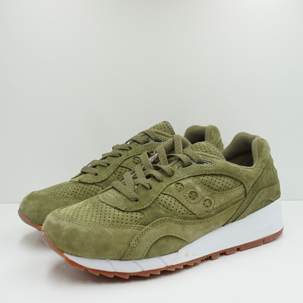 Saucony Shadow 6000 Olive Suede (Packer Shoes)