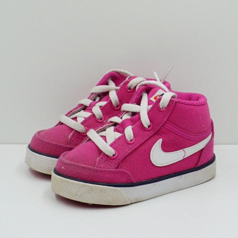 Nike Pink Canvas High Toddler