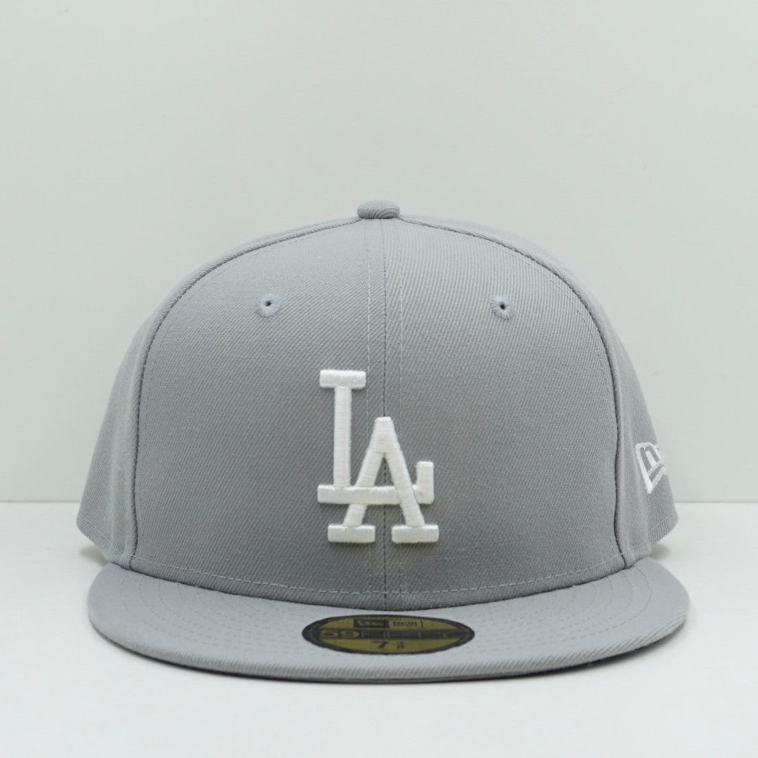 New Era LA Dodgers Grey Fitted Cap
