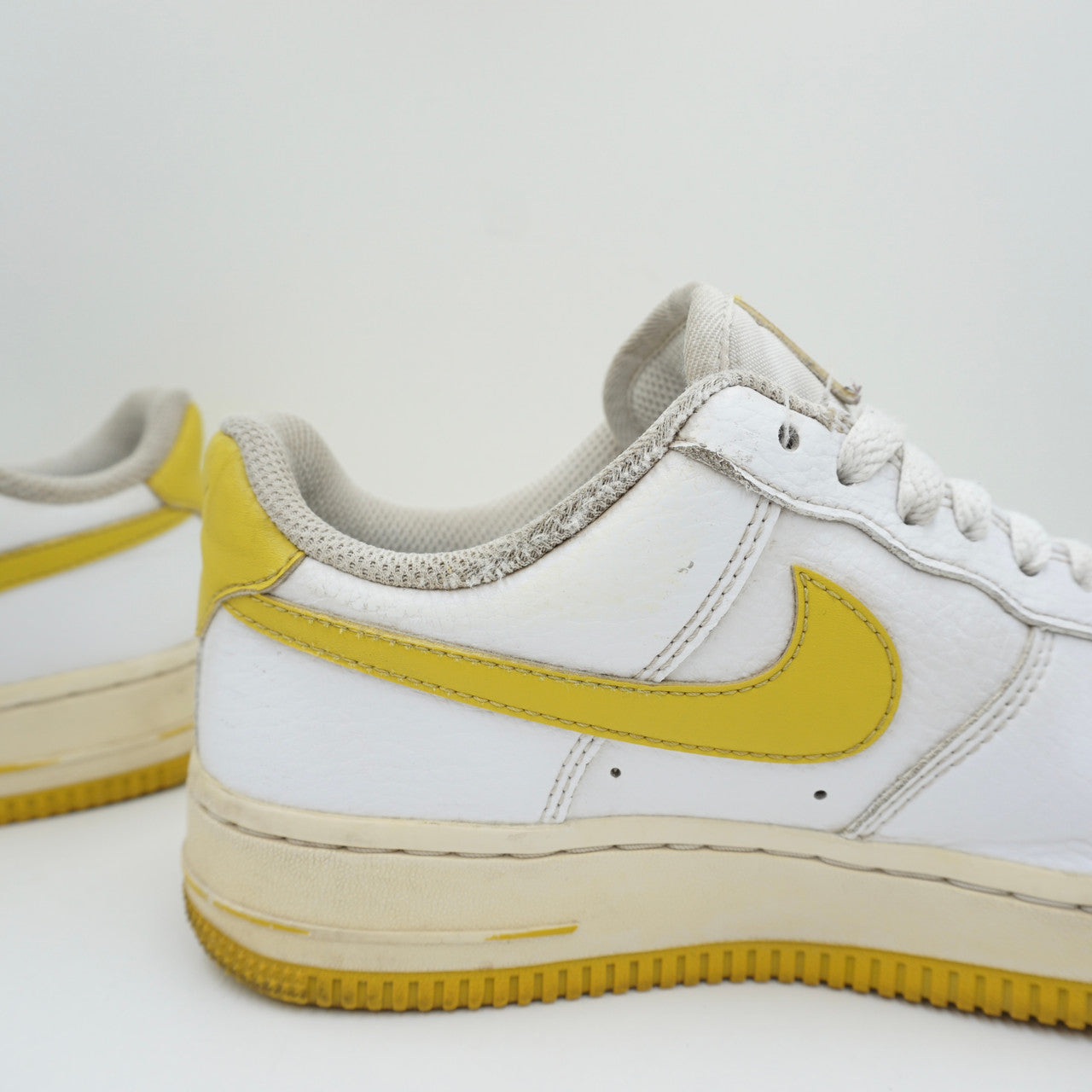 Nike Air Force 1 Low Patent White Bright Citron (W)