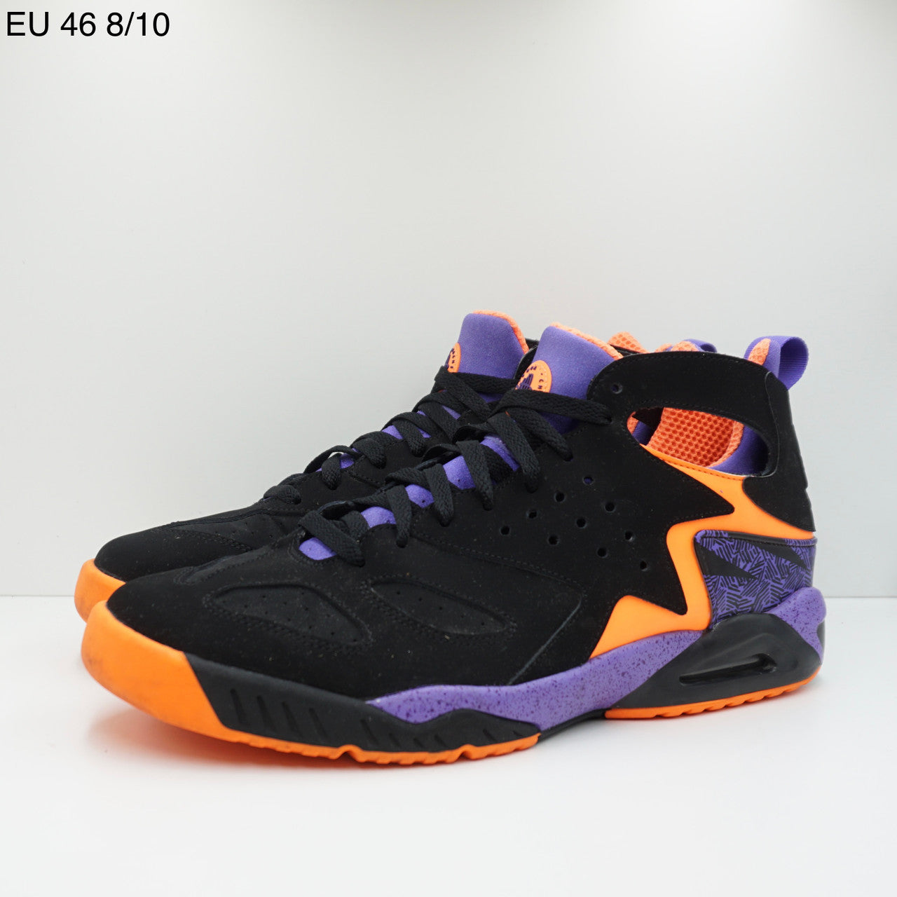 Nike huarache clearance black purple orange