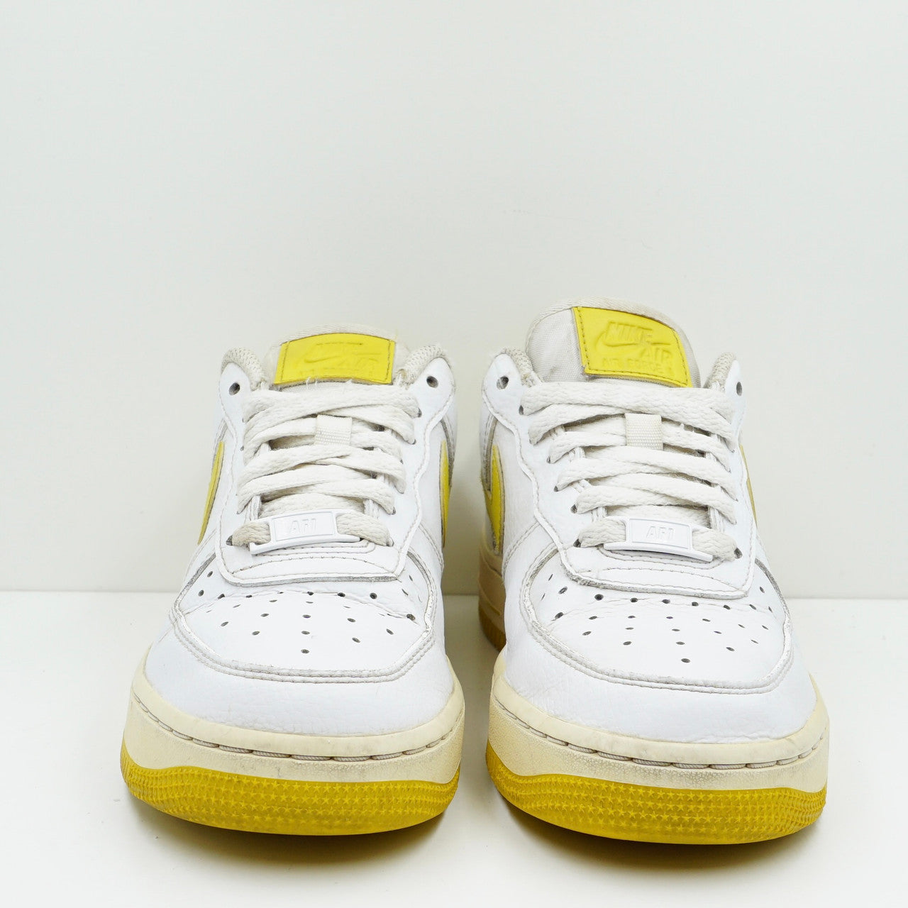 Nike Air Force 1 Low Patent White Bright Citron (W)