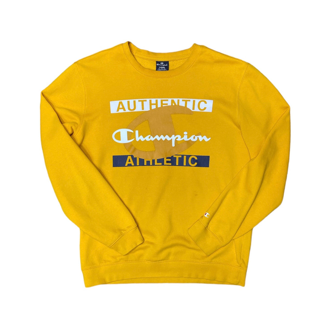 Champion Authentic Yellow Sweater