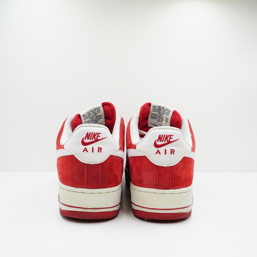 Nike Air Force 1 Low Suede Gym Red White