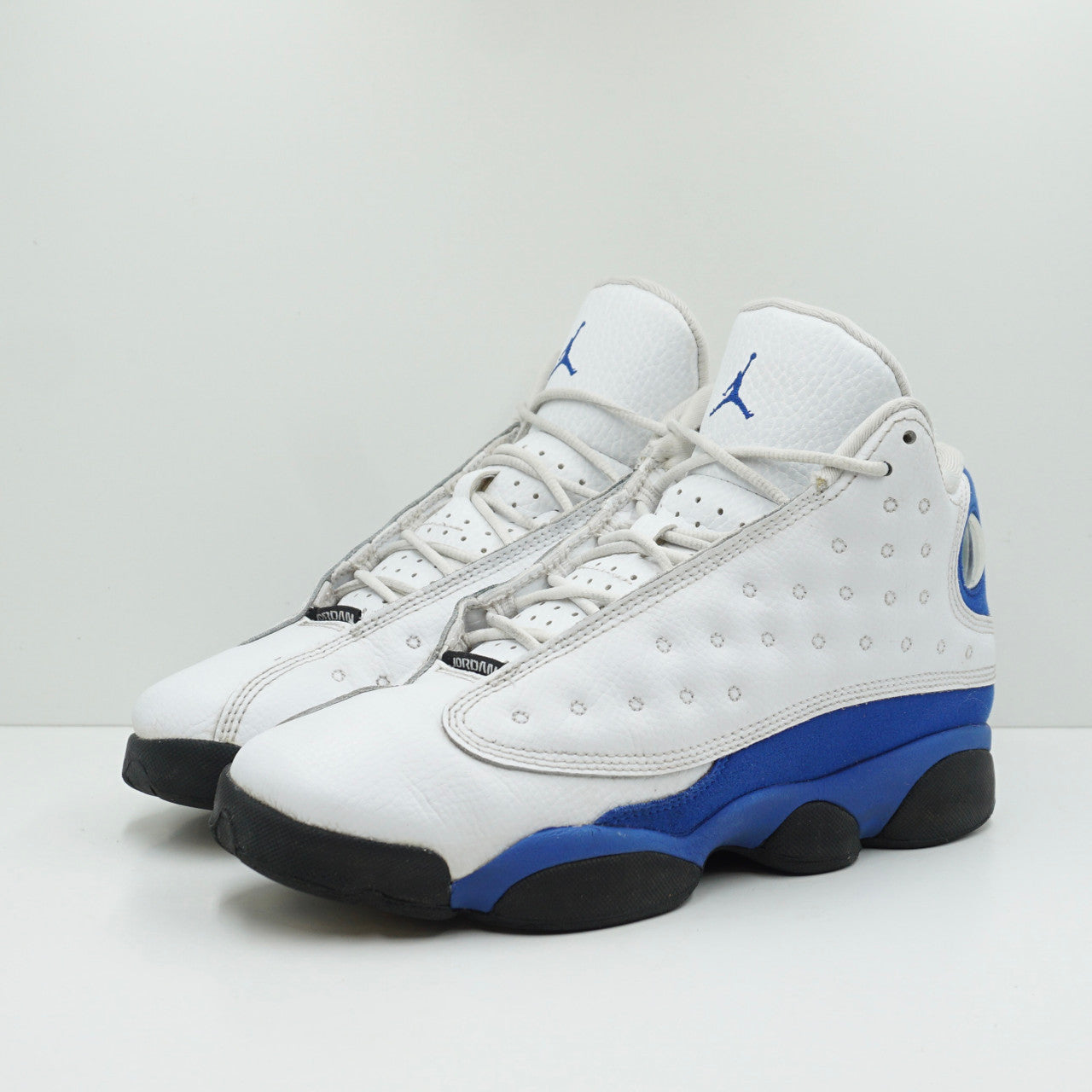 Jordan 13 Retro White Hyper Royal Black (GS)