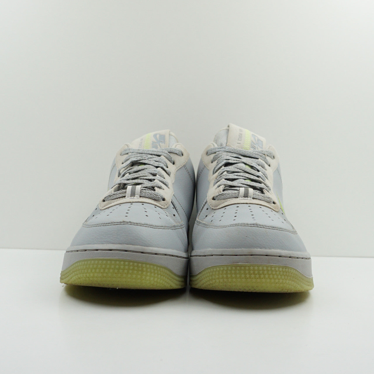 Air force 1 low wolf grey ghost top green