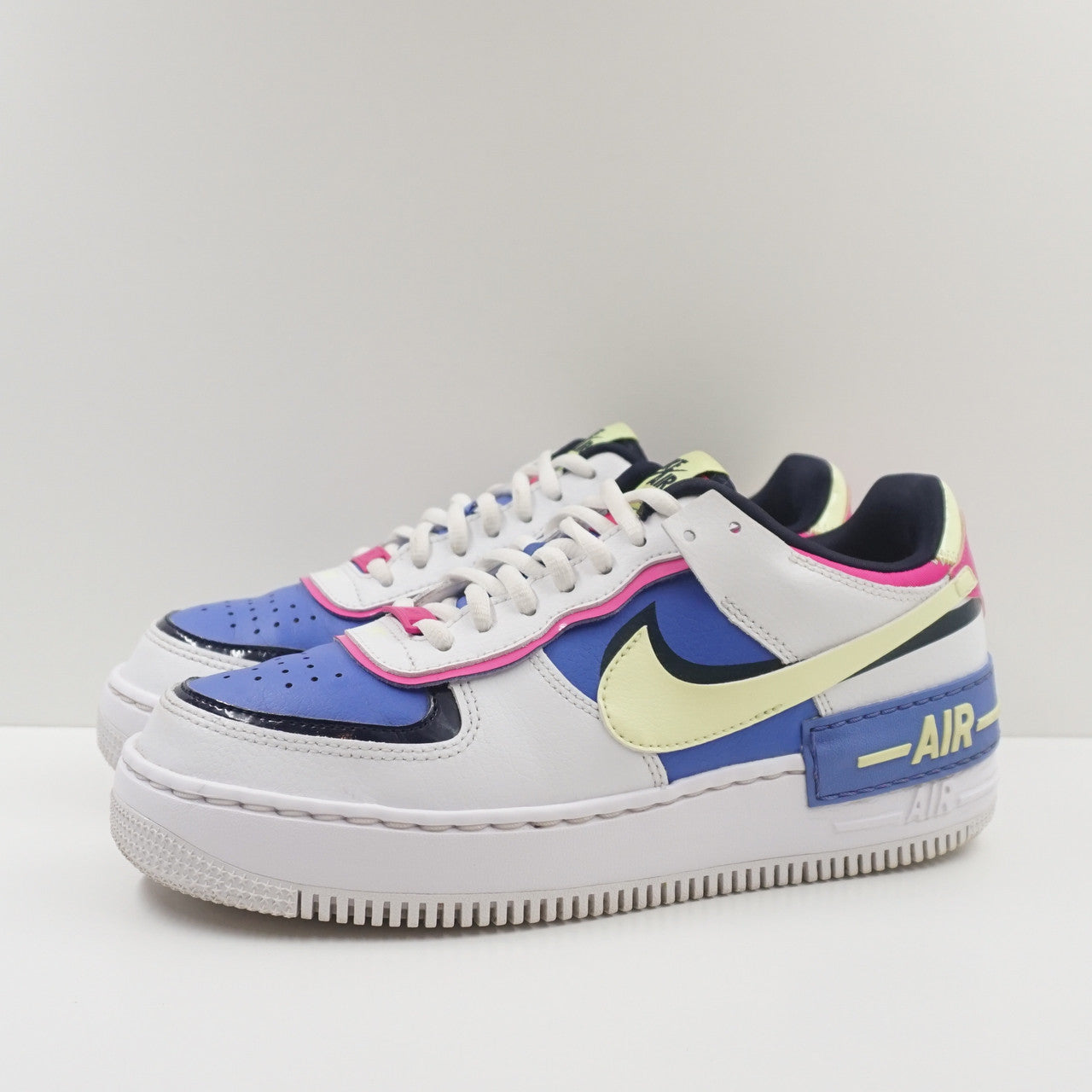 Nike Air Force 1 Low Shadow White Sapphire Barely Volt W