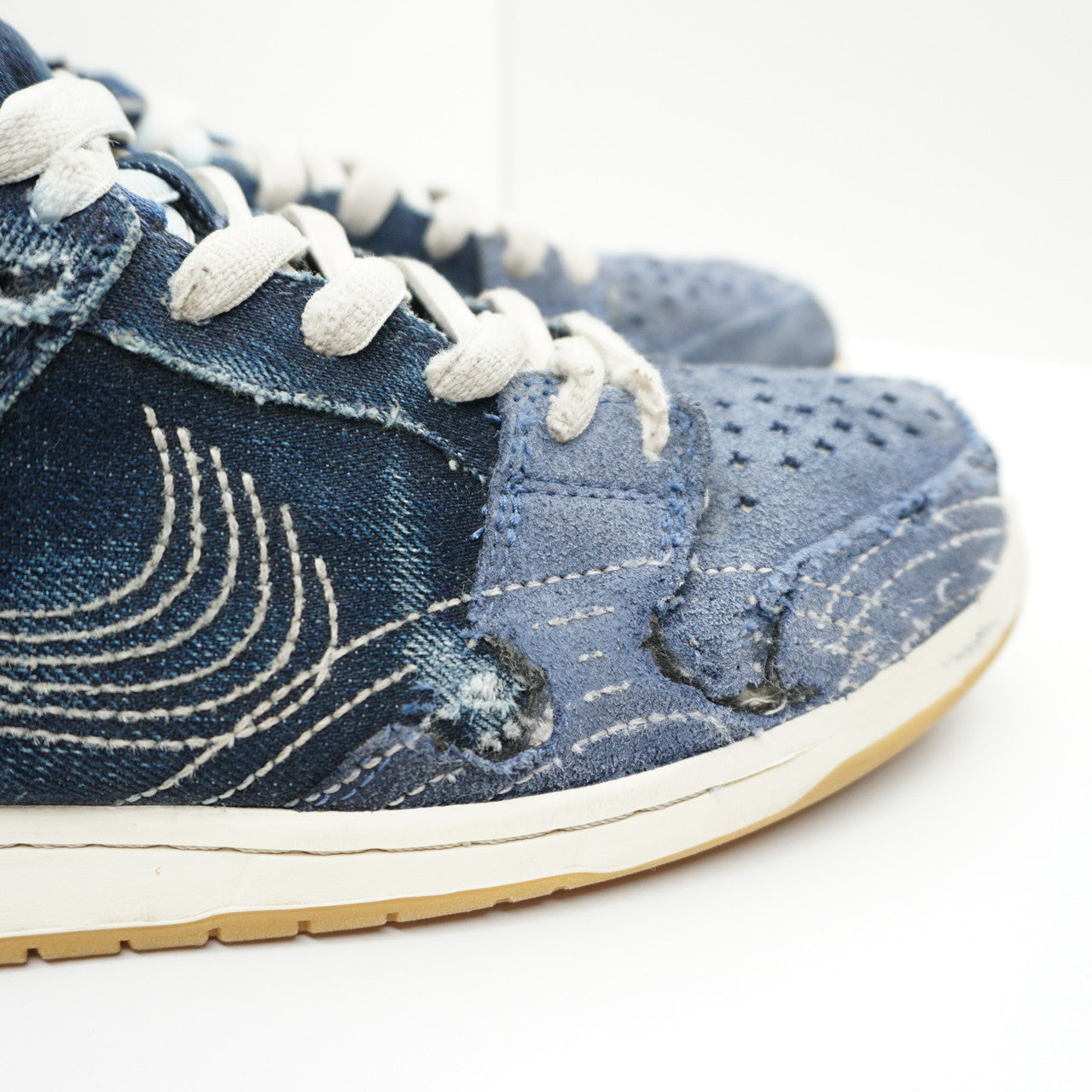 nike sb dunk sashiko denim