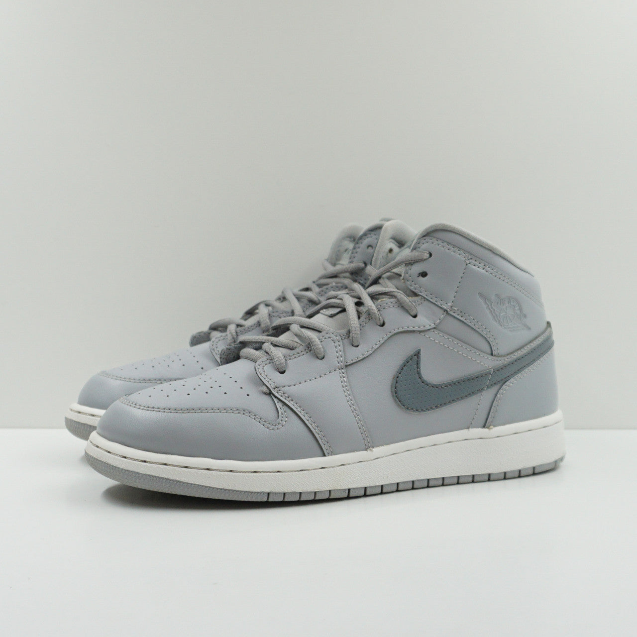 Jordan 1 Retro Mid Wolf Grey Cool Grey (GS)