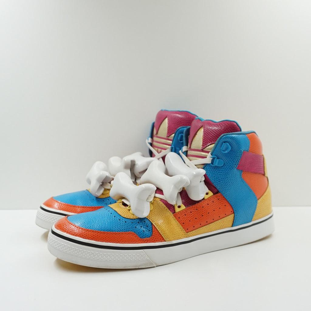 adidas gazelle silver green womens Adidas JS Bones Jeremy Scott Multi-Color