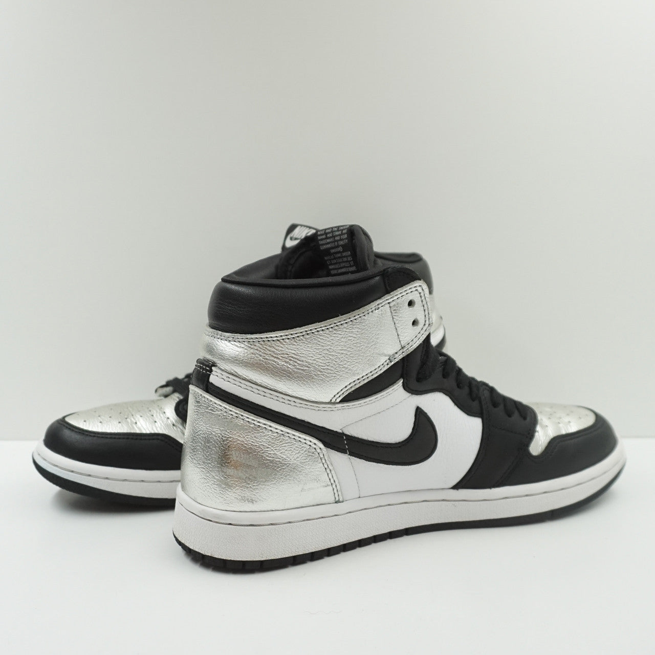 High quality Jordan 1 high silver toe