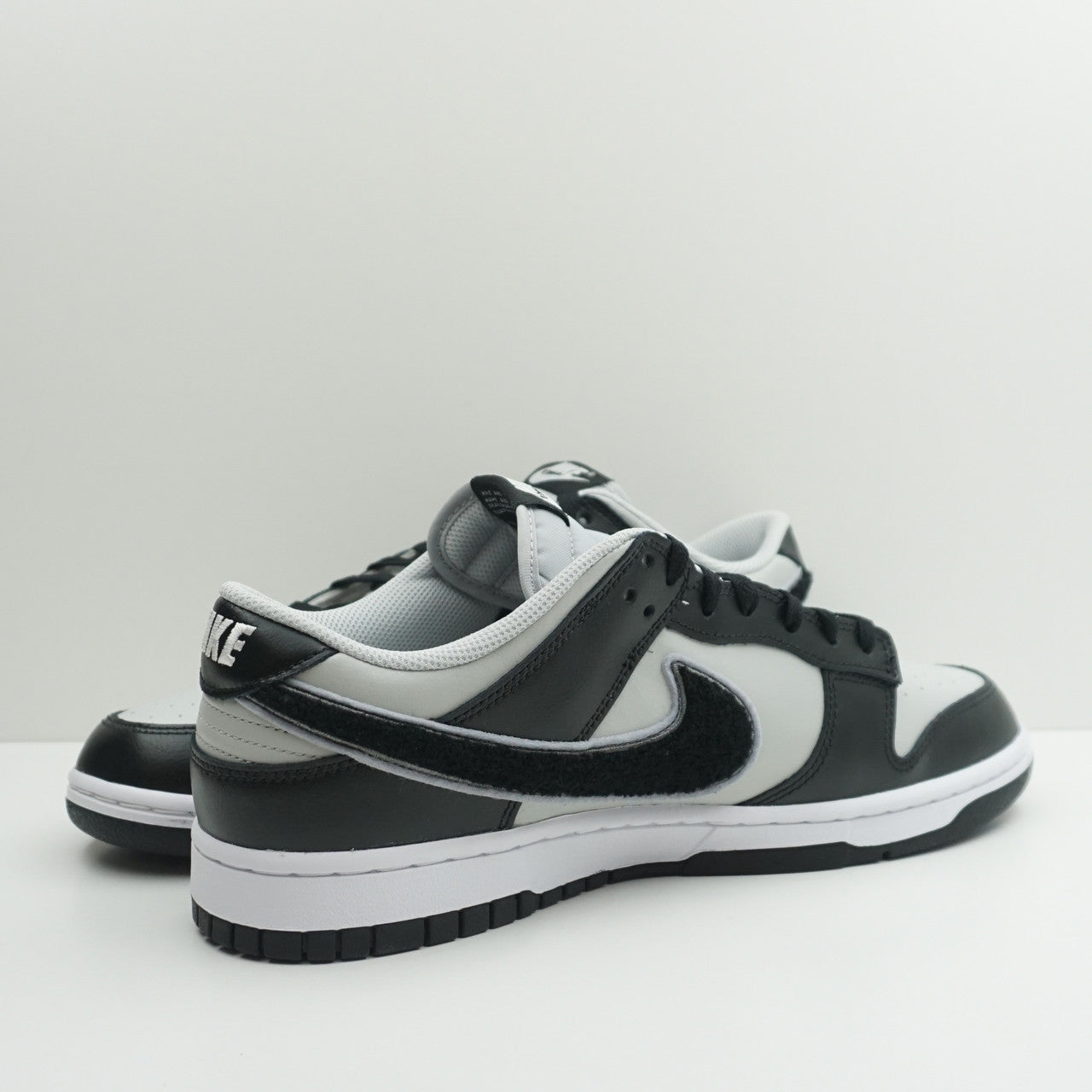 Nike Dunk Low Chenille Swoosh Black Grey