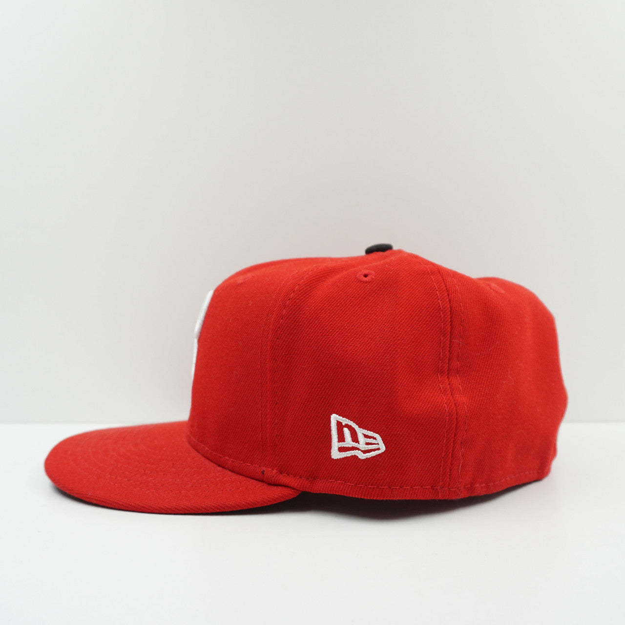 New Era Logo Red Fitted Cap