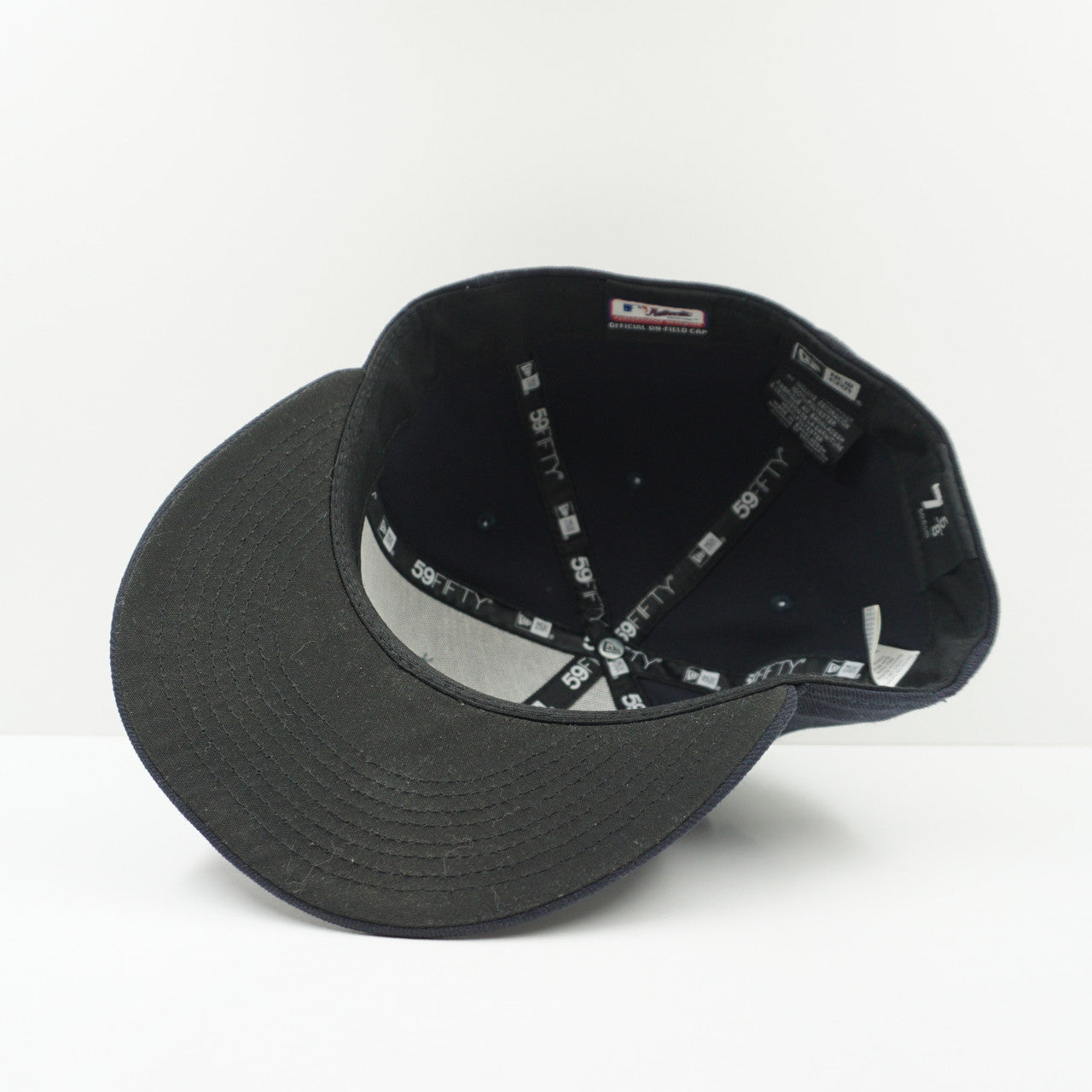 New Era Logo Navy Fitted Cap