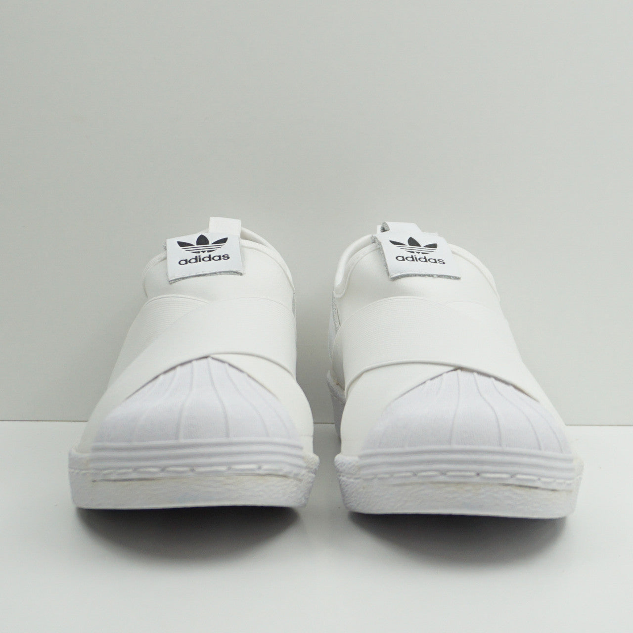 Superstar slip on clearance white