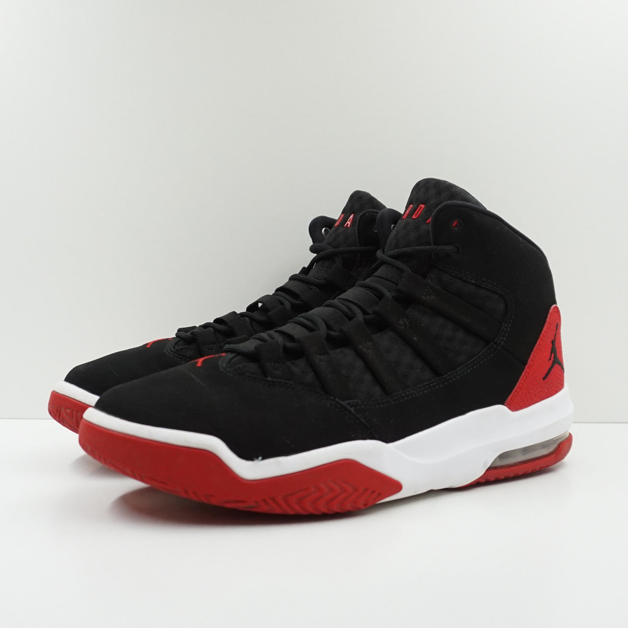 Jordan Max Aura Black Suede