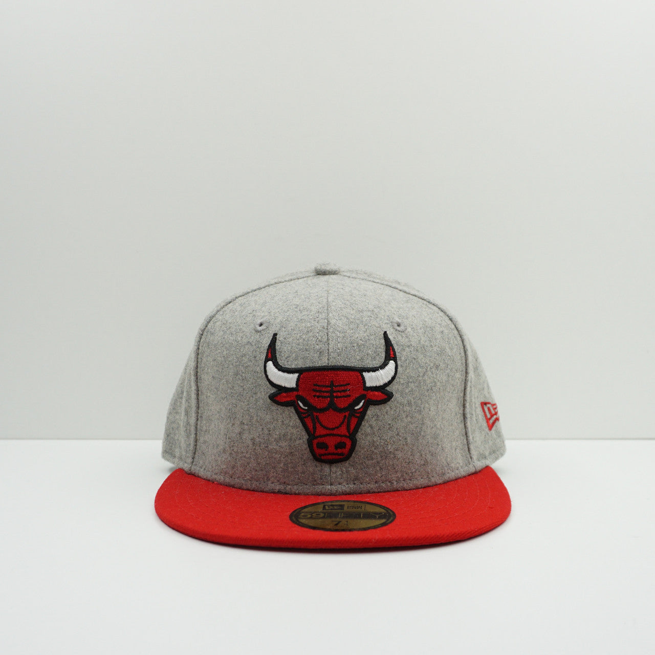 New Era Chicago Bulls Grey Fitted Cap