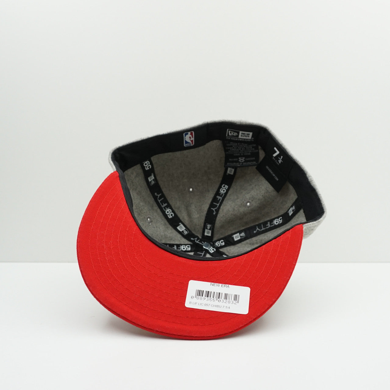 New Era Chicago Bulls Grey Fitted Cap