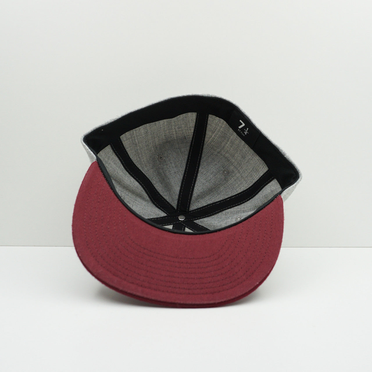 New Era Grey/Red Fitted Cap