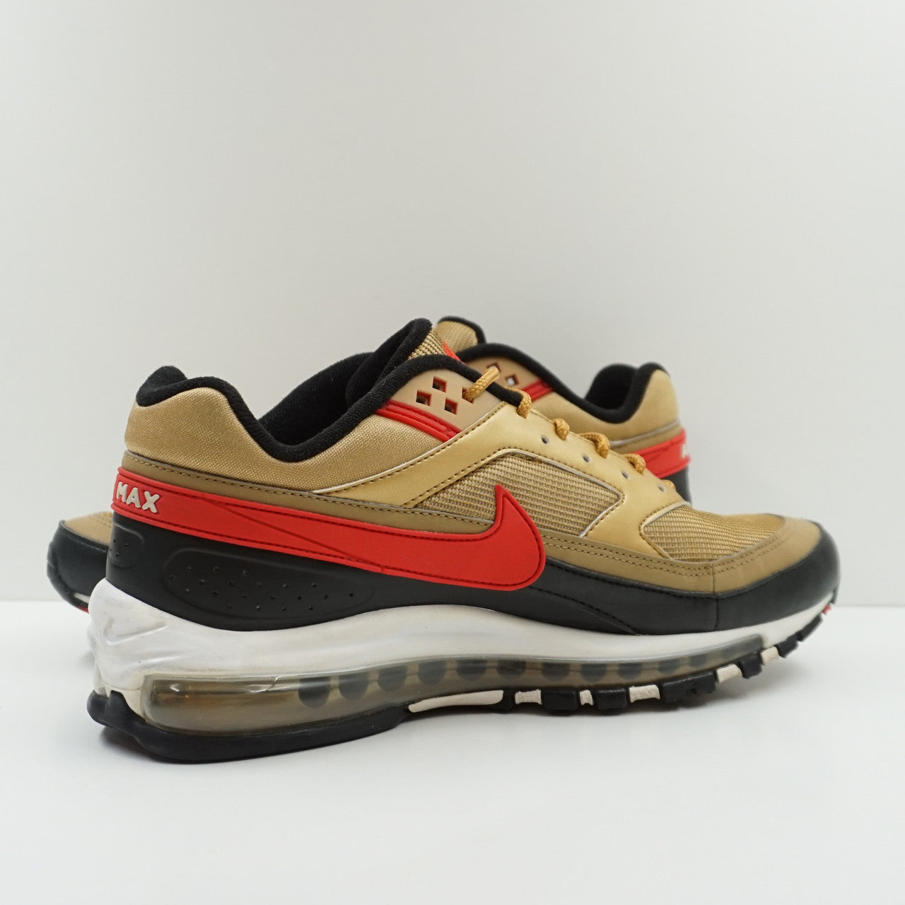 Nike Air Max 97 BW Metallic Gold University Red Black