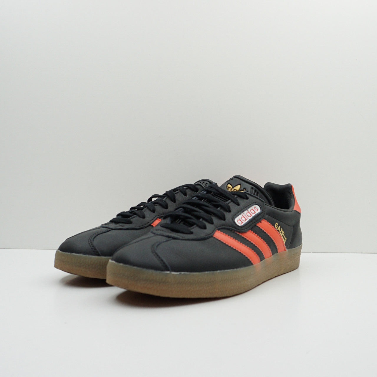 Adidas gazelle hot sale super black orange