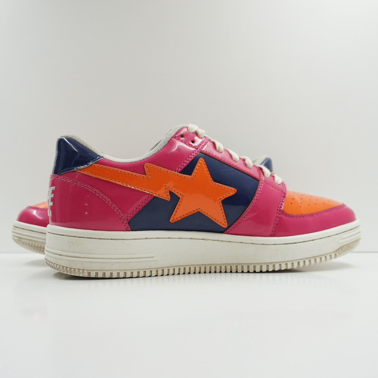 Bape Sta Low Color Block Pink Orange Navy