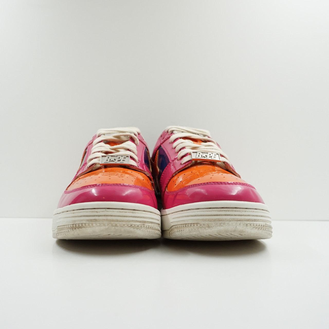 Bape Sta Low Color Block Pink Orange Navy