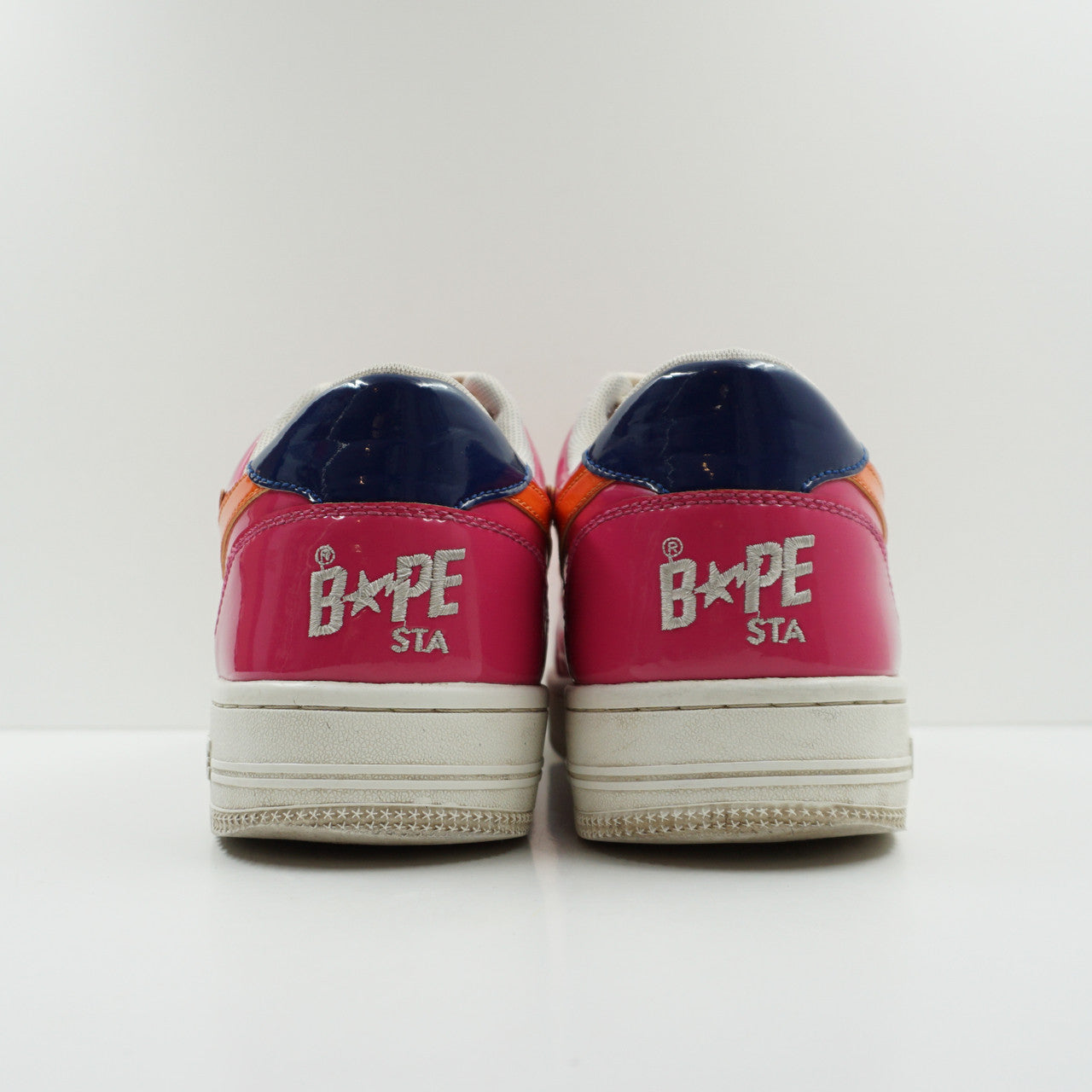 Bape Sta Low Color Block Pink Orange Navy