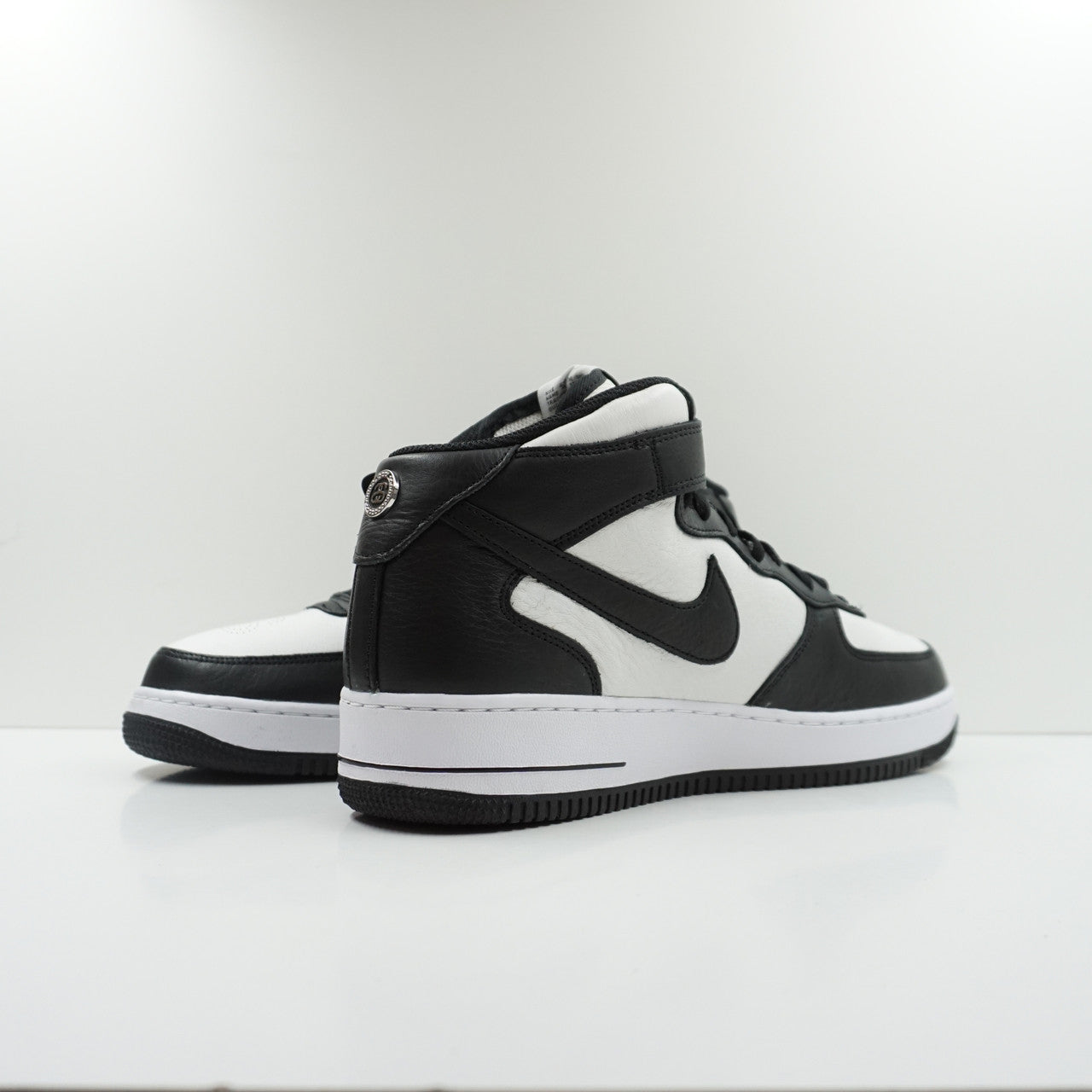 Nike Air Force 1 Mid Stussy Light Bone Black