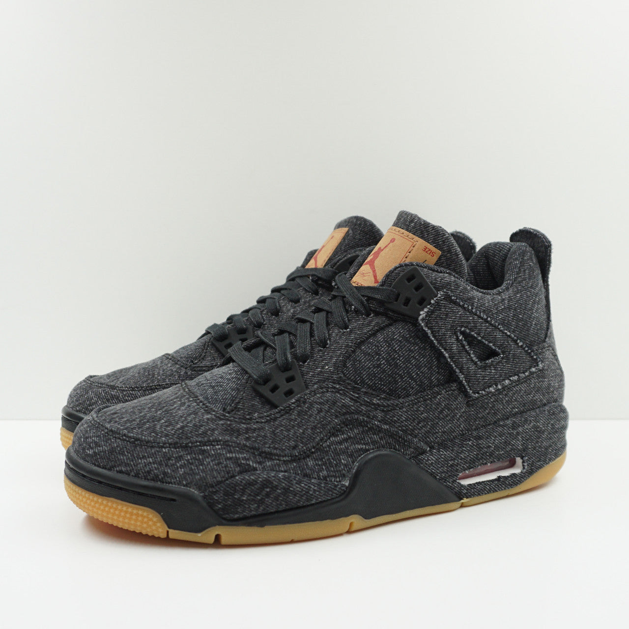 Jordan 4 Retro Levi's Black (GS) (Levi's Tag)