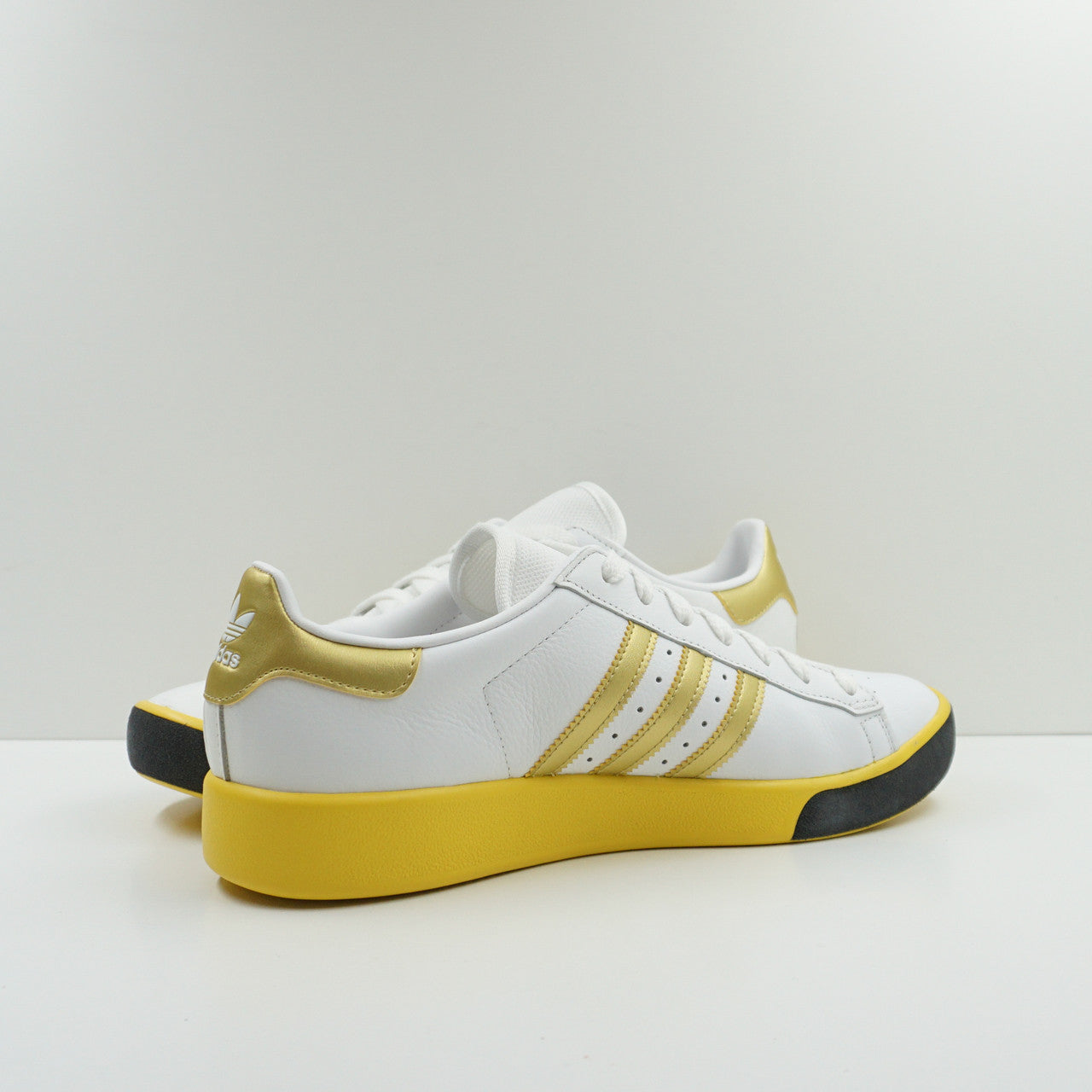 Adidas forest hills white yellow on sale