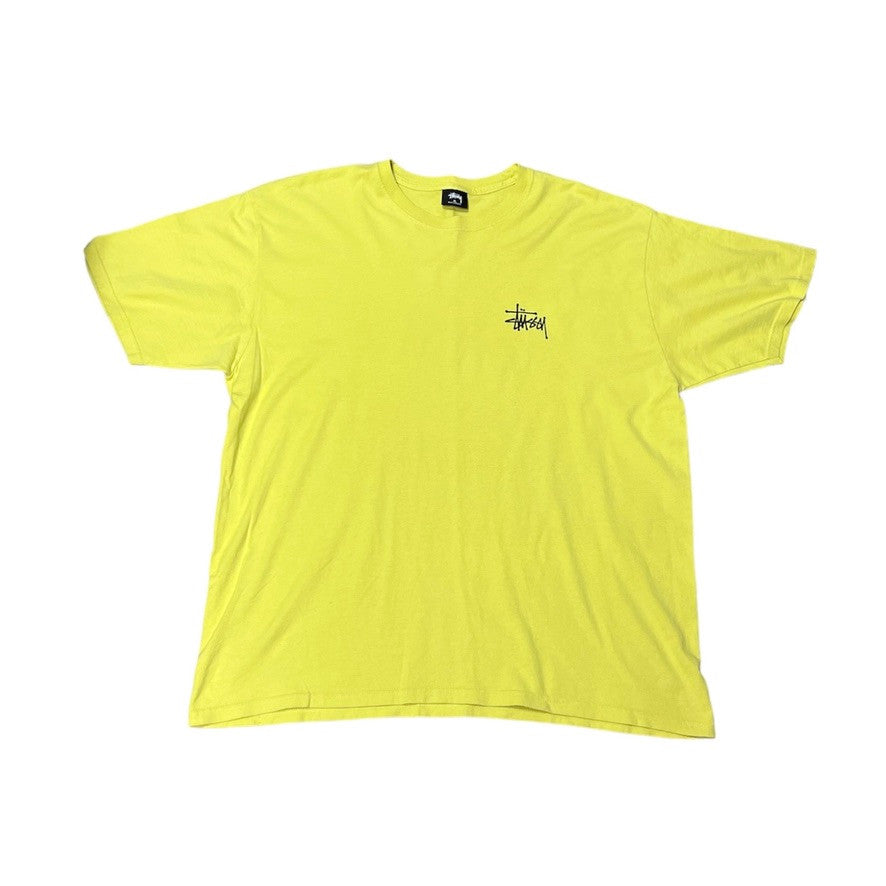 Stussy Logo Yellow Tshirt