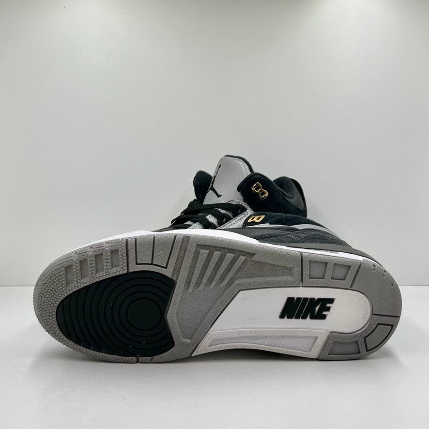 Jordan 3 Retro Tinker Black Cement Gold