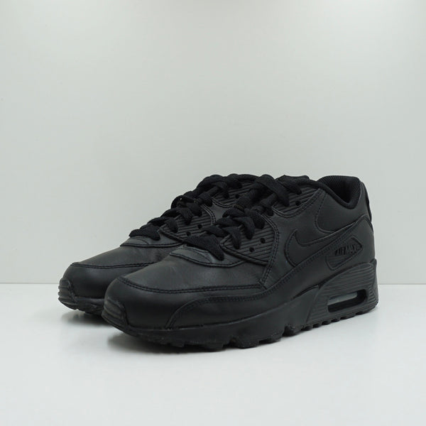 nike air max 90 leather all black