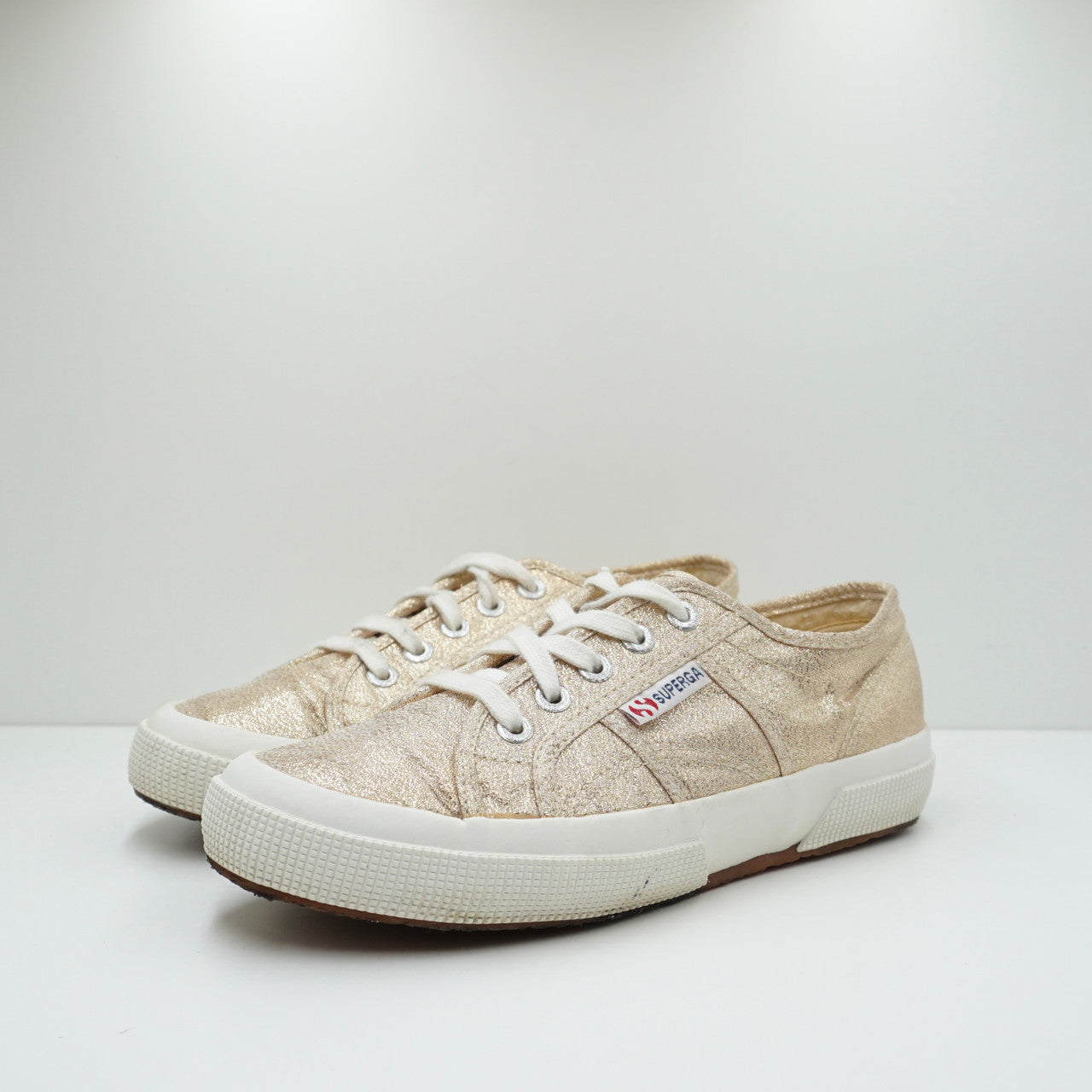 Superga Gold Tan Cotu Classic Pure Linen Unisex Sneakers Men's Sz 8 Women's  9.5 | eBay