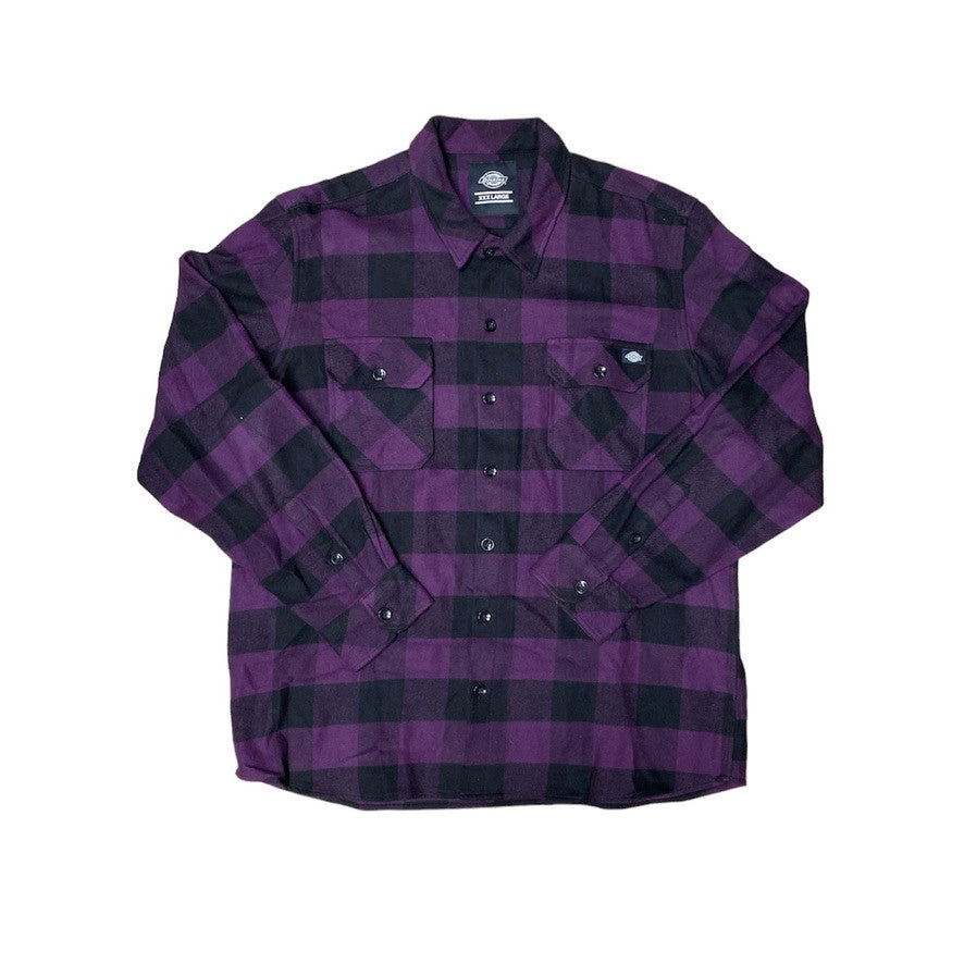 Dickies Purple Flannel Overshirt