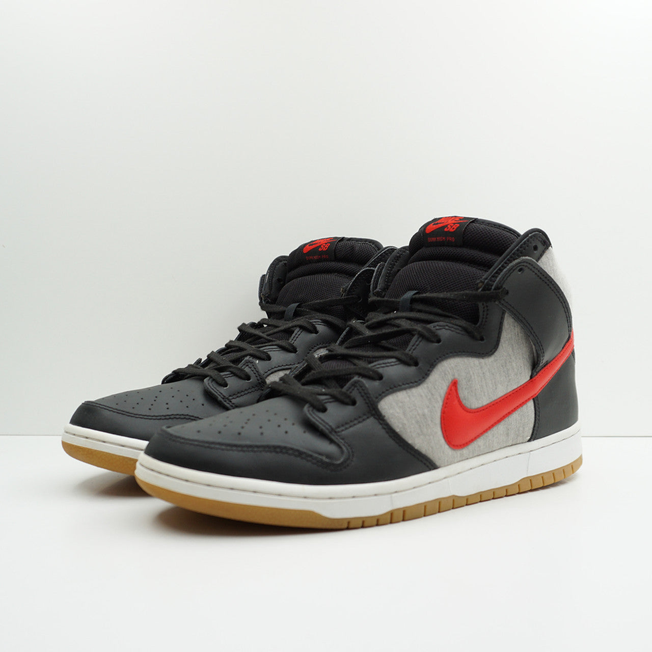 Nike Dunk SB High University Red Medium Grey