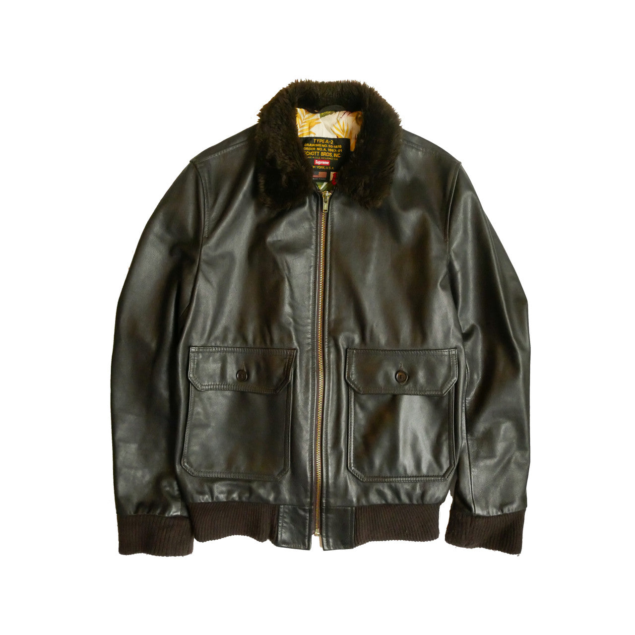 Supreme x Schott Leather Jacket