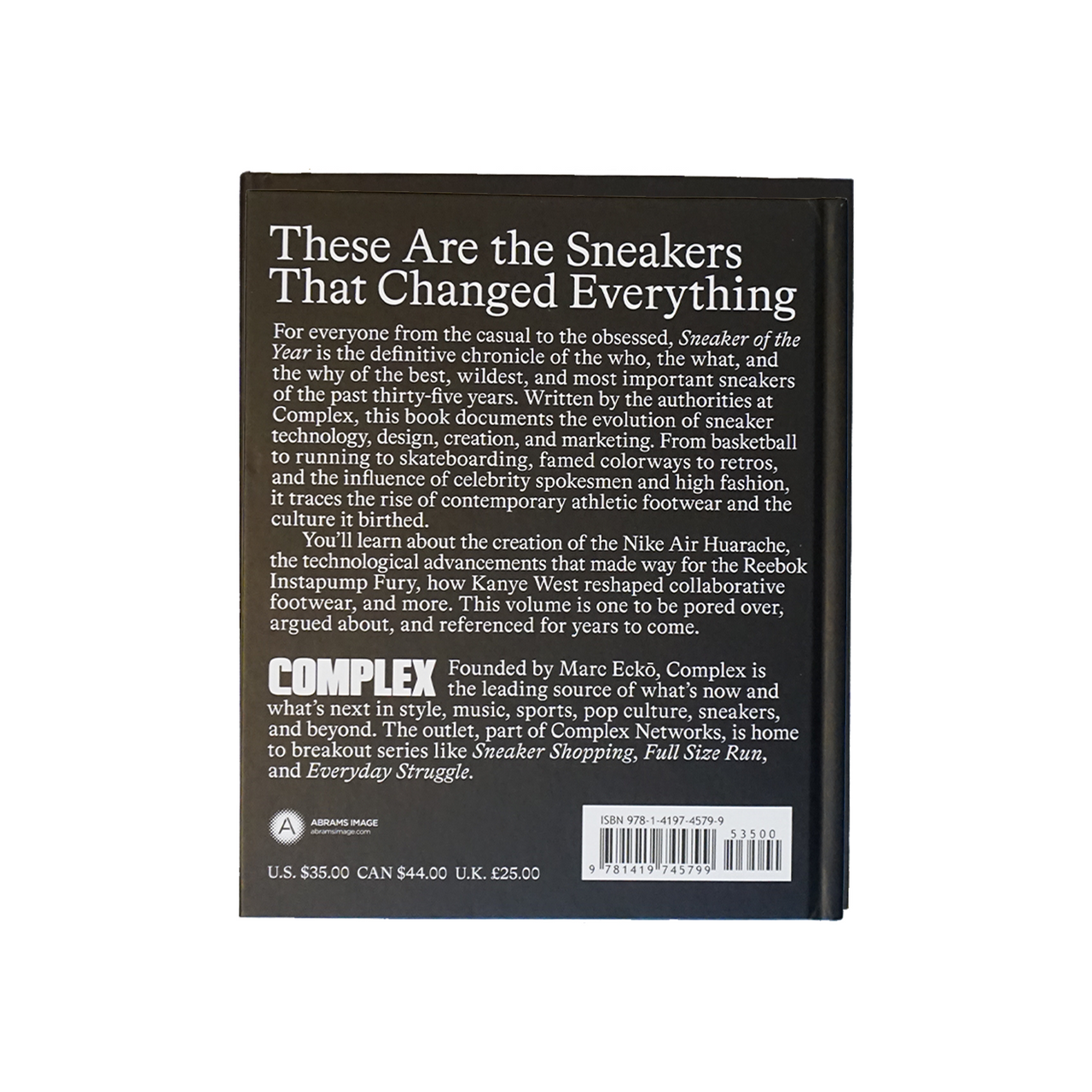 Complex Presents: Sneaker Of The Year: The Best Since 85 Book