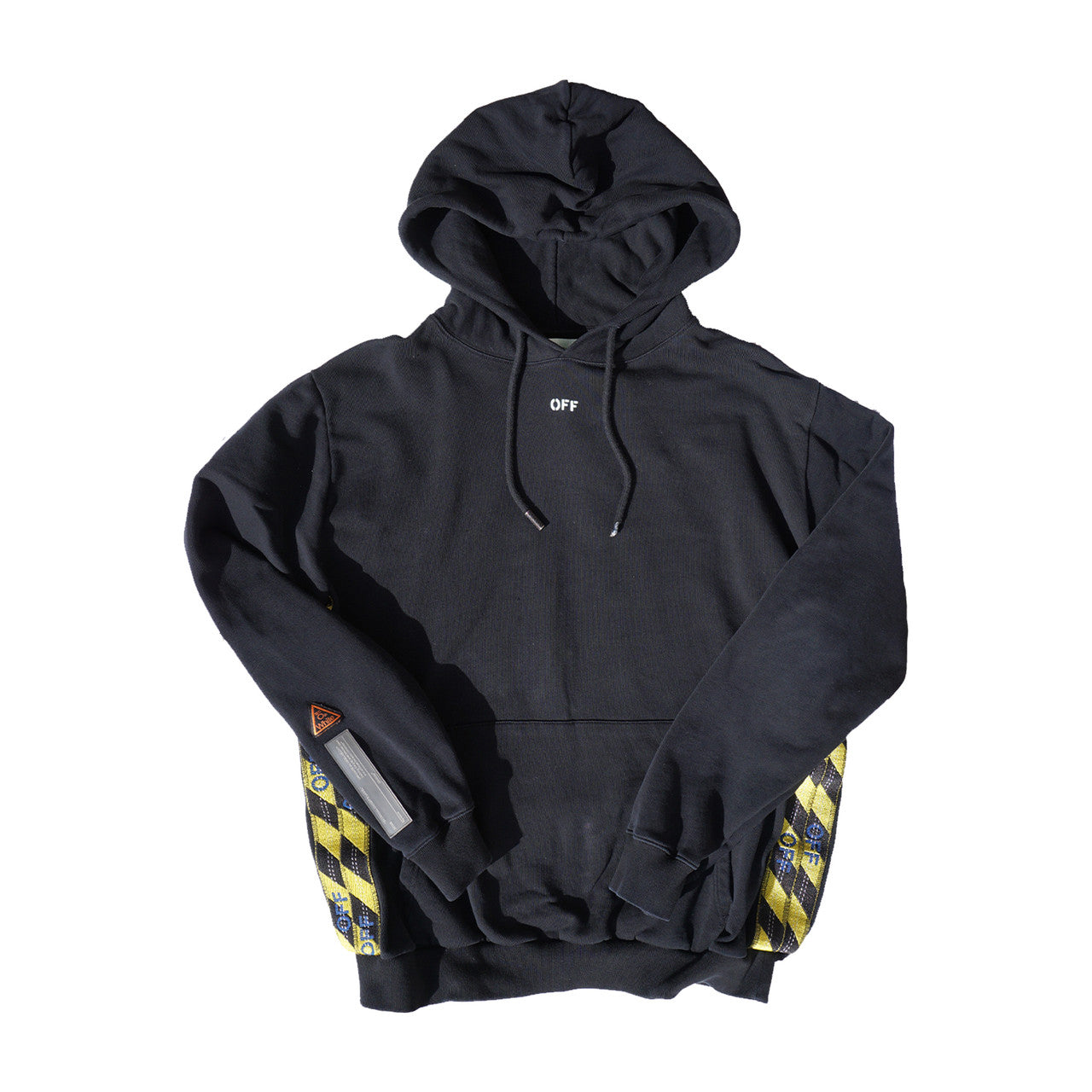 Off White Side Tape Hoodie